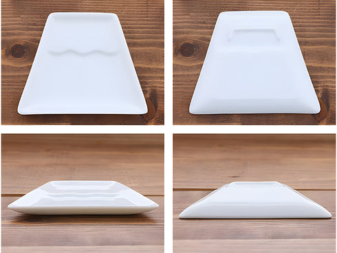 Mt Fuji sauce plates ×2